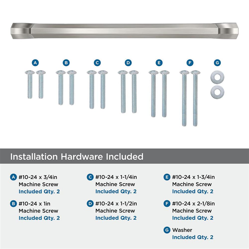 305mm Bellamy Appliance Pull, Satin Nickel Alt 2 - Image