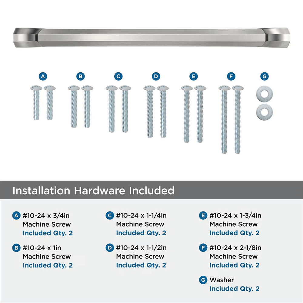 305mm Bellamy Appliance Pull, Polished Nickel Alt 2 - Image