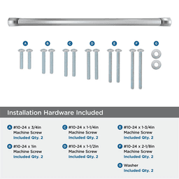 457mm Bellamy Appliance Pull, Polished Chrome Alt 2 - Image