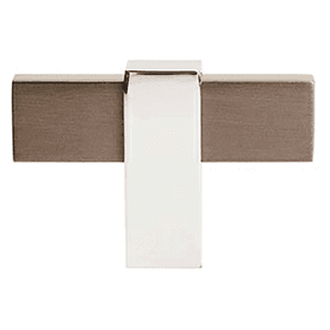 2-3/8" Mulino Cabinet T-Knob, Black Brushed Nickel/Black Nickel Alt 2 - Image