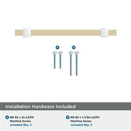 3-3/4" Mulino Cabinet Pull, Golden Champagne/Matte Black Alt 1 - Image
