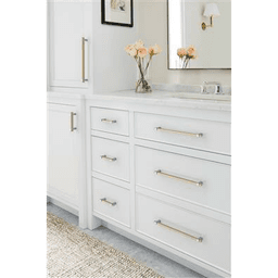3-3/4" Mulino Cabinet Pull, Golden Champagne/Matte Black Alt 4 - Image