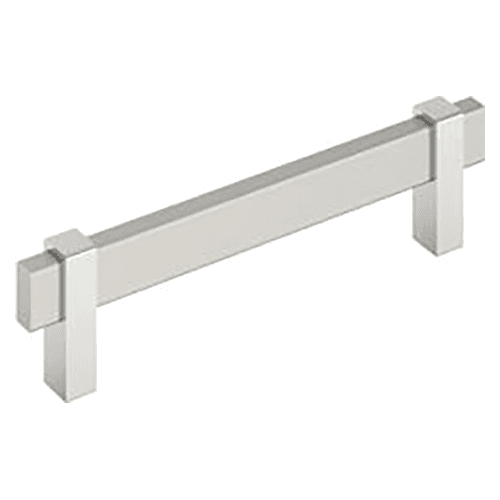 5-1/16" Mulino Cabinet Pull, Satin Nickel/Polished Chrome Main - Image