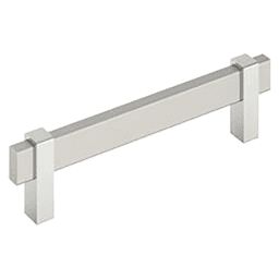 5-1/16" Mulino Cabinet Pull, Satin Nickel/Polished Chrome Main - Image