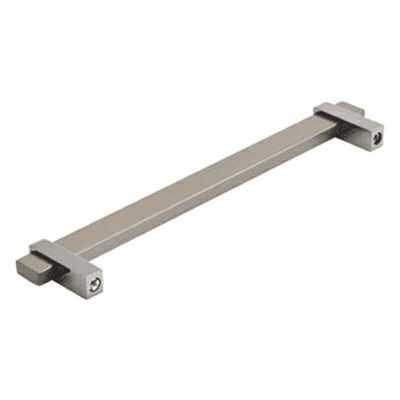 7-9/16" Mulino Cabinet Pull, Silver Champagne/Polished Chrome Alt 2 - Image