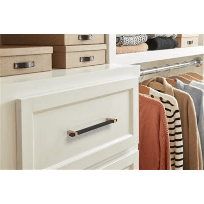 7-9/16" Mulino Cabinet Pull, Golden Champagne/Polished Chrome Alt 4 - Image