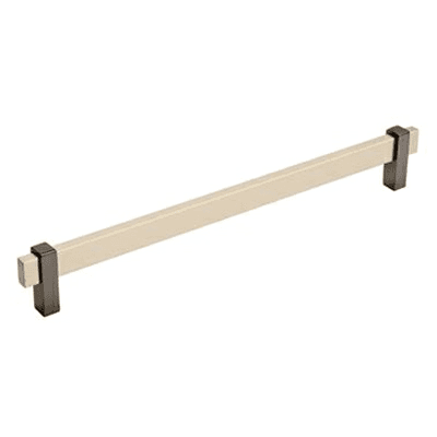 10-1/16" Mulino Cabinet Pull, Silver Champagne/Black Nickel Main - Image