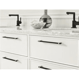 8-13/16" Mulino Cabinet Pull, Golden Champagne/Matte Black Alt 4 - Image