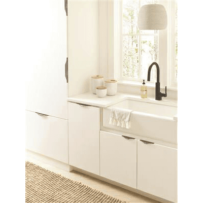 4-9/16" Aloft Edge Pull, Black Chrome Alt 3 - Image