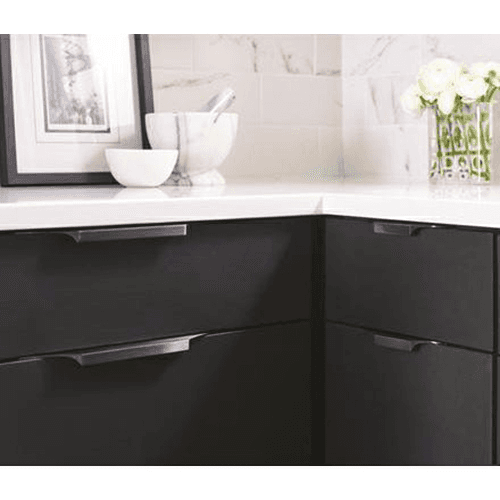 4-3/16" Extent Edge Pull, Black Chrome Alt 1 - Image