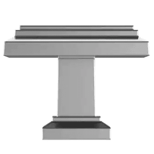 Appoint Square Knob in Satin Nickel Finish