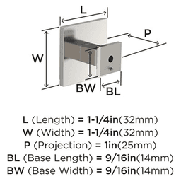 1-1/4" Appoint Cabinet Knob, Polished Nickel Alt 1 - Image