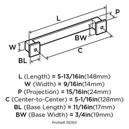 Satin Nickel Finish - Elegant Cabinet Hardware