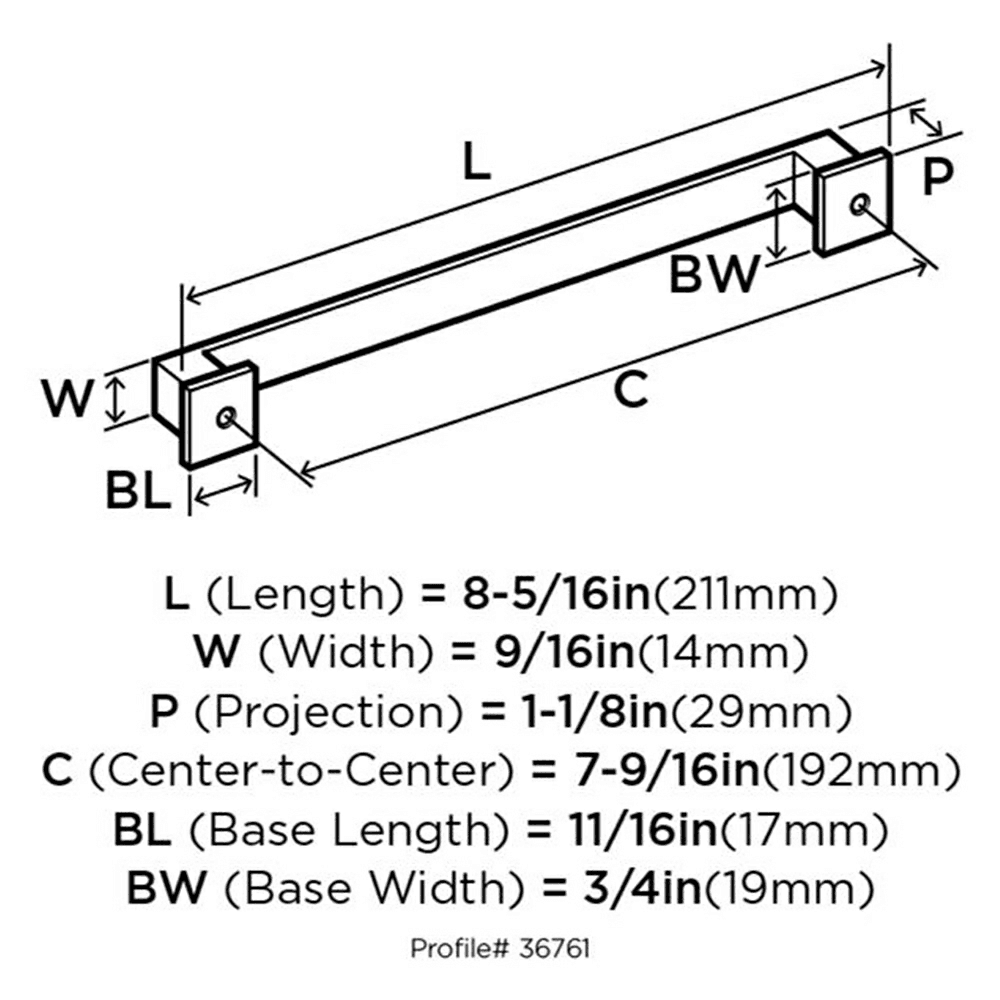 High quality handle pull by Amerock