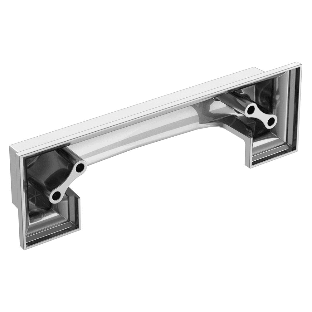 Amerock Appoint Cup Pull in Oil-Rubbed Bronze - Front View
