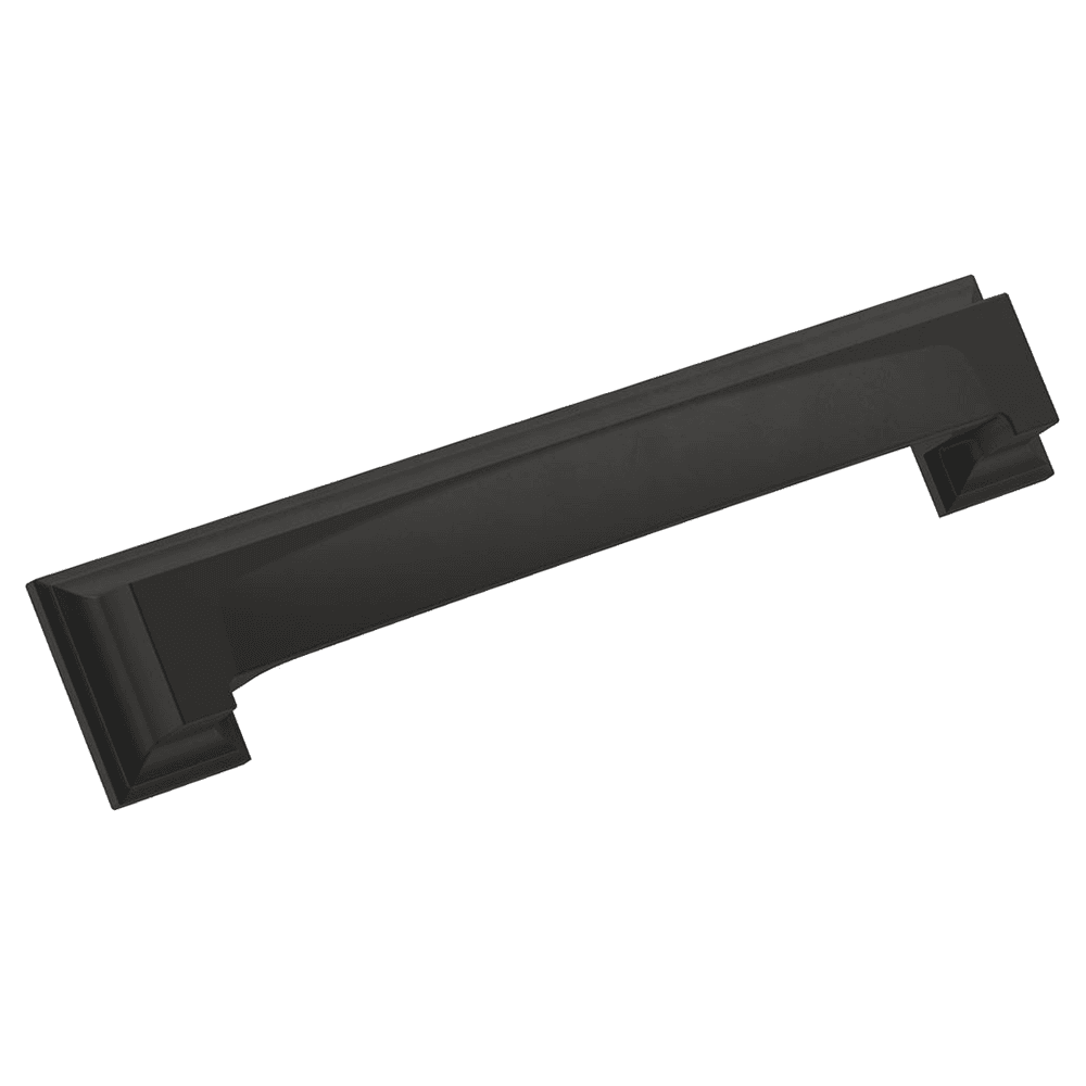 Allison by Amerock 5-1/16"-6-5/16" Cup Pull in Matte Black