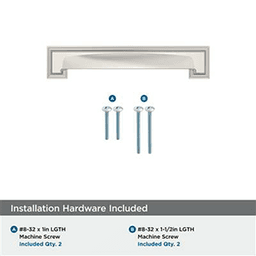 5-1/16" - 6-5/16" Appoint Cup Pull, Polished Nickel Alt 1 - Image