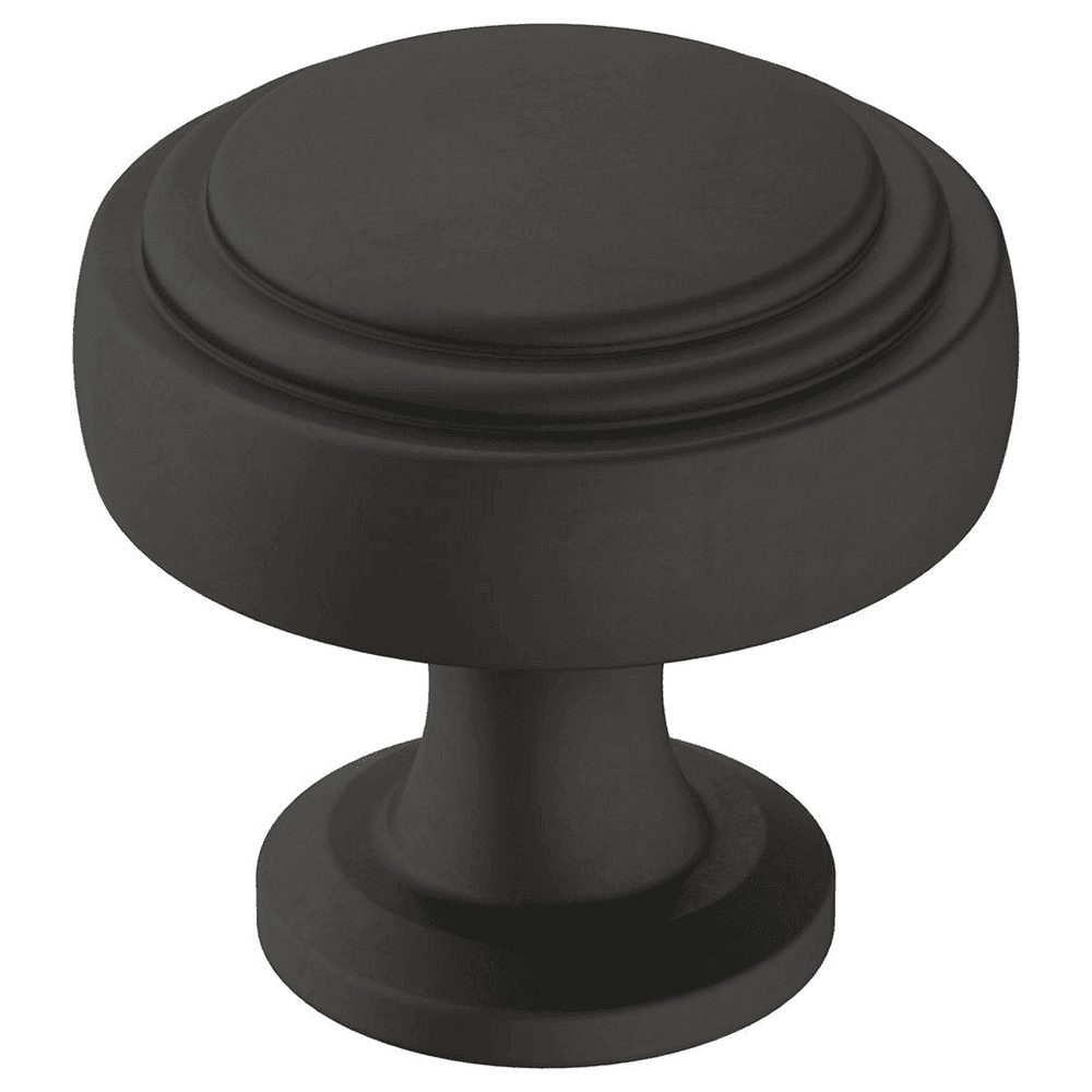 Amerock 1-1/4" Winsome Mushroom Knob in Matte Black