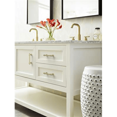 96mm Winsome Bar Pull, Golden Champagne Alt 1 - Image
