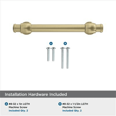 96mm Winsome Bar Pull, Golden Champagne Alt 4 - Image