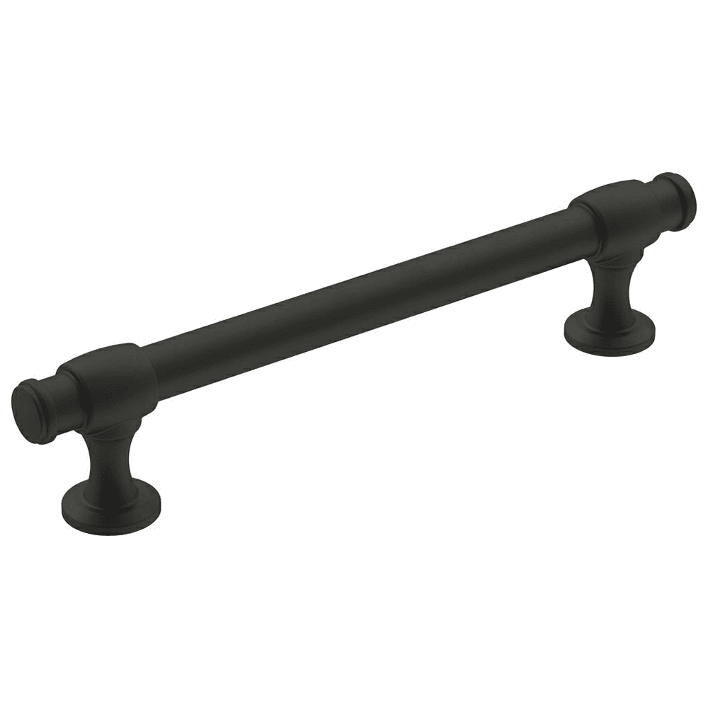 128mm Winsome Bar Pull in Matte Black by Amerock