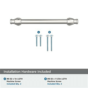 5-1/16" Winsome Cabinet Pull, Polished Nickel Alt 2 - Image