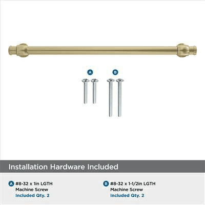 224mm Winsome Bar Pull, Golden Champagne Alt 4 - Image