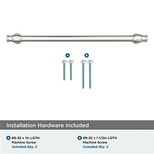 8-13/16" Winsome Cabinet Pull, Polished Nickel Alt 2 - Image
