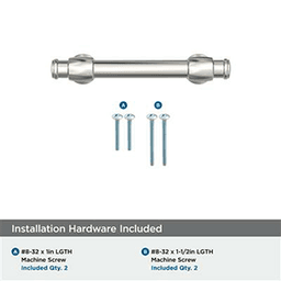 3" Winsome Cabinet Pull, Polished Nickel Alt 2 - Image