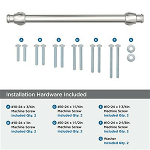 6-5/16" Winsome Cabinet Pull, Polished Nickel Alt 2 - Image