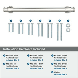 6-5/16" Winsome Cabinet Pull, Polished Nickel Alt 2 - Image