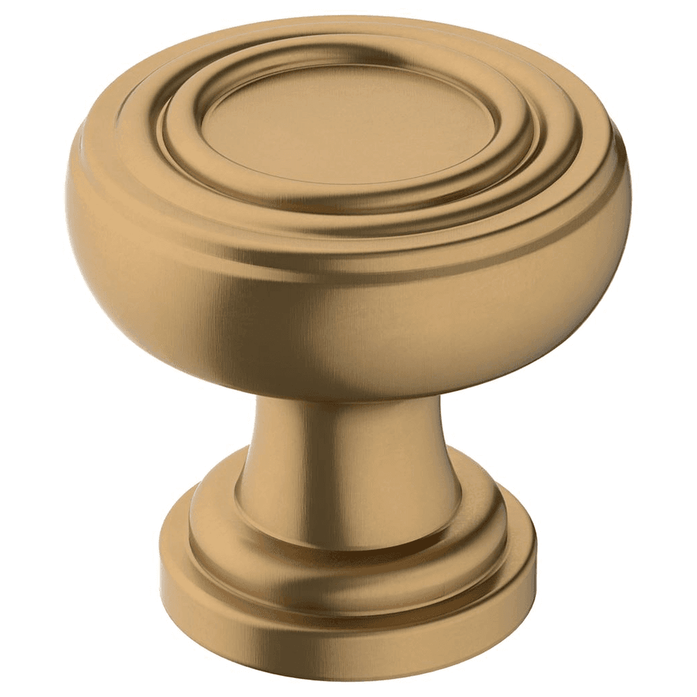 Amerock Ville 1-1/8" Mushroom Cabinet Knob in Champagne Bronze Finish