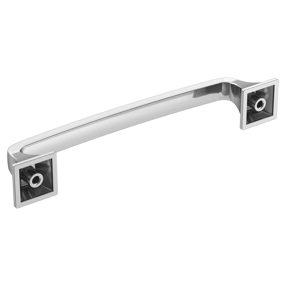 Complete the perfect finishing touch with Amerock's Ville Handle Pull in Satin Nickel, 128mm center-to-center