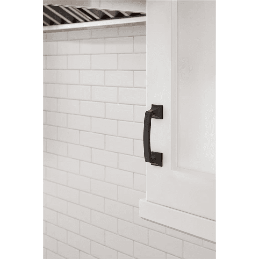 76mm Ville Cabinet Pull, Matte Black Alt 3 - Image