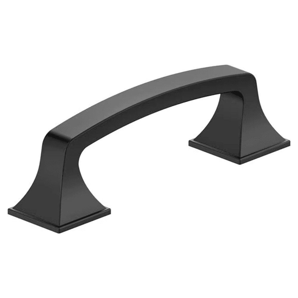 76mm Ville Cabinet Pull, Matte Black Main - Image