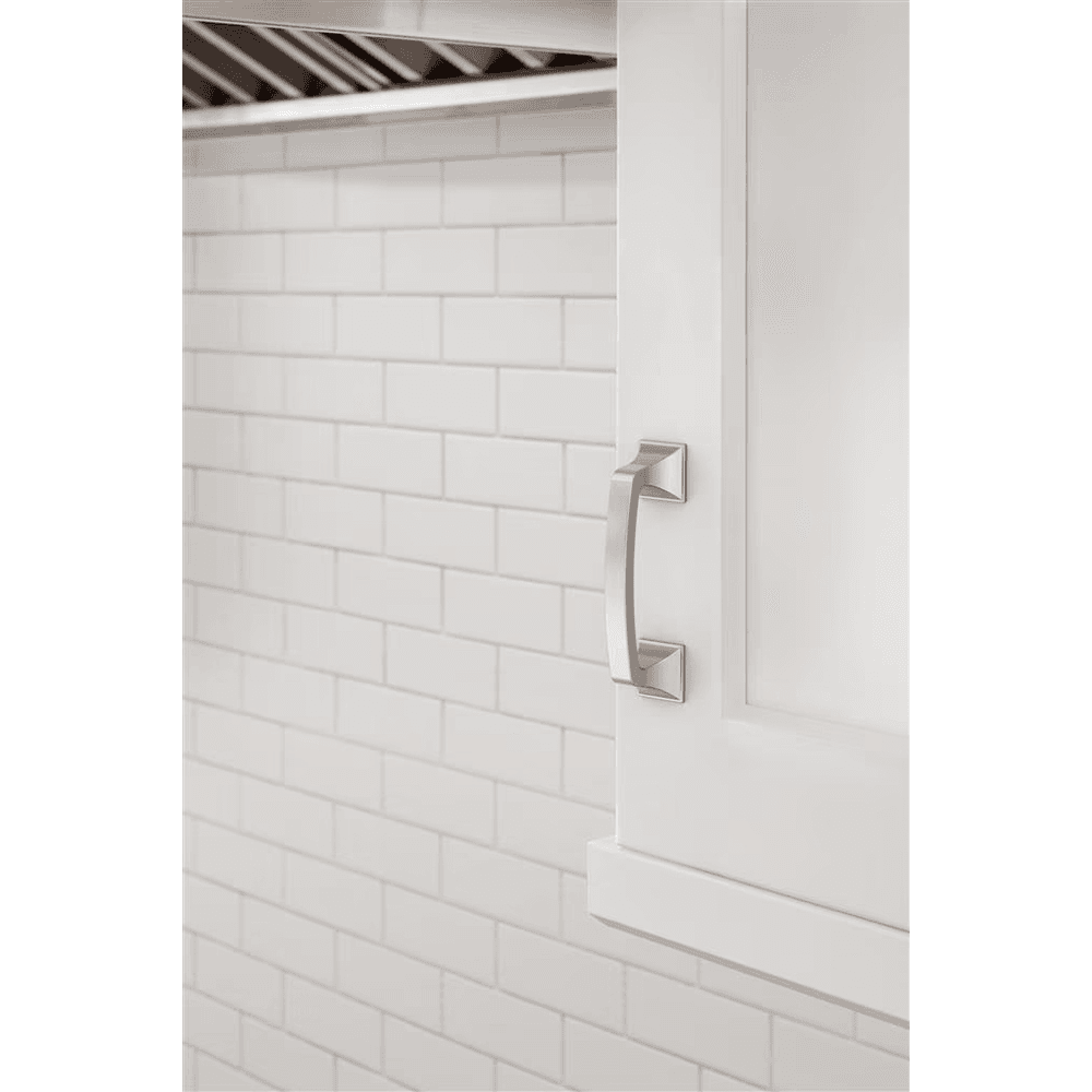 76mm Ville Cabinet Pull, Satin Nickel Alt 3 - Image