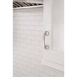 76mm Ville Cabinet Pull, Satin Nickel Alt 3 - Image