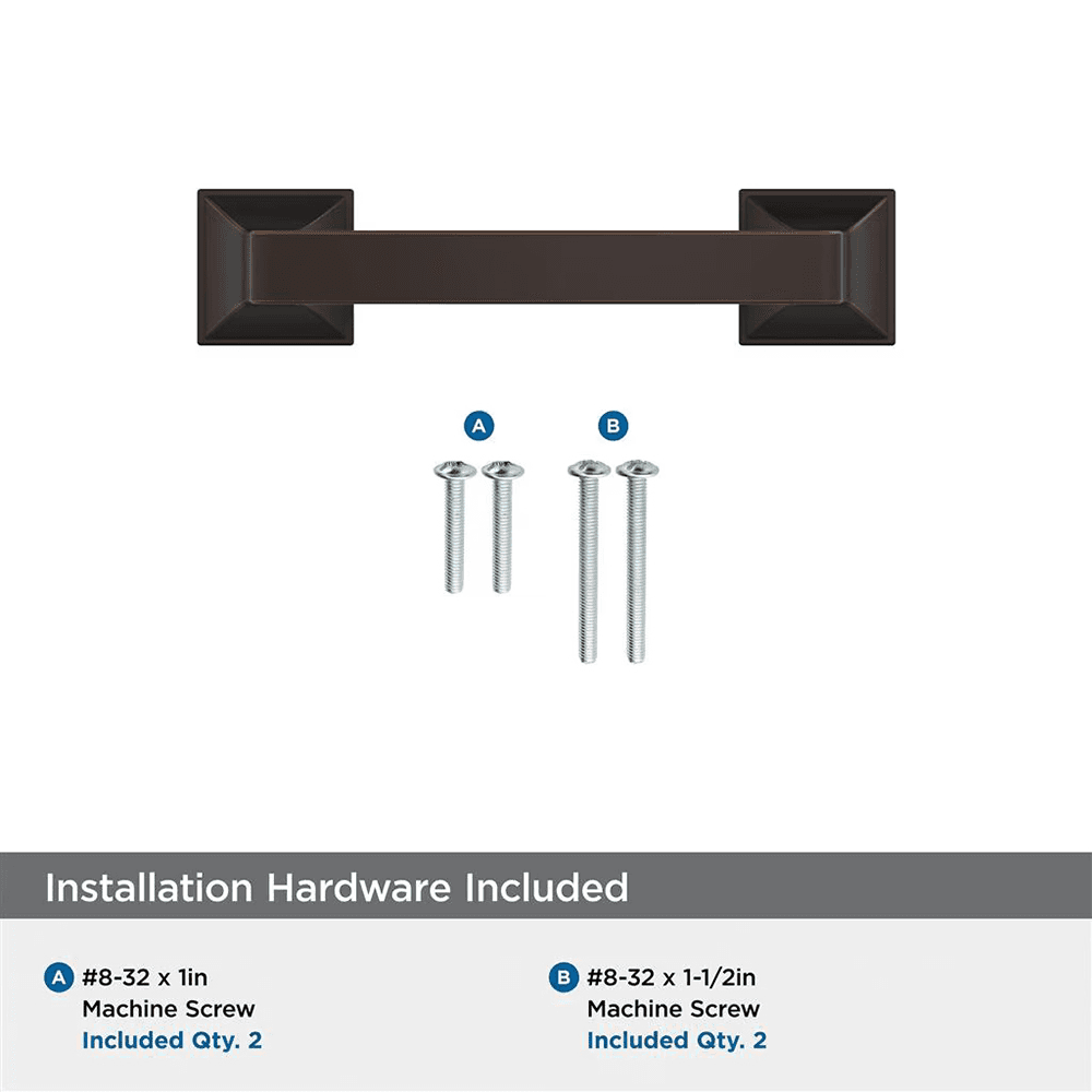 76mm Ville Cabinet Pull, Oil-Rubbed Bronze Alt 2 - Image