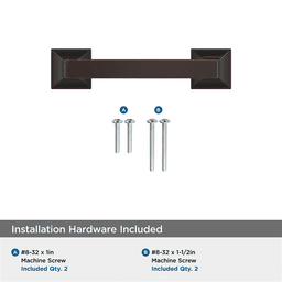 76mm Ville Cabinet Pull, Oil-Rubbed Bronze Alt 2 - Image