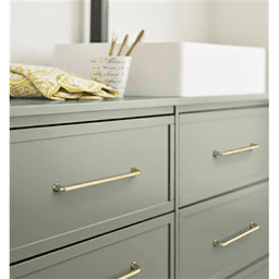 7-9/16" Factor Cabinet Pull, Golden Champagne Alt 1 - Image