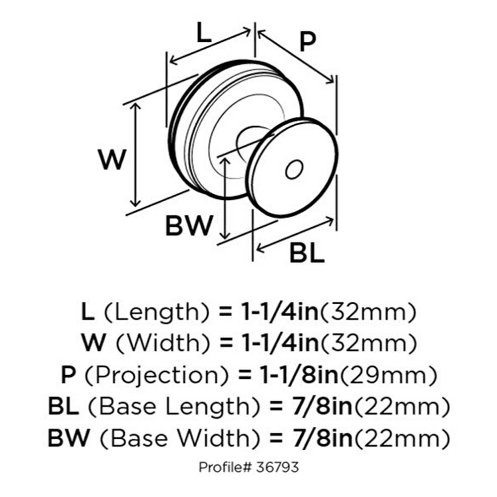 Screw sizes included for easy installation