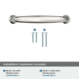 3-3/4" Renown Cabinet Pull, Polished Nickel Alt 2 - Image