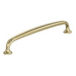 6-5/16" Renown Cabinet Pull, Golden Champagne Main - Image