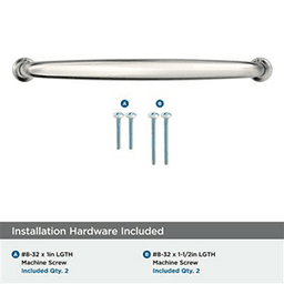 6-5/16" Renown Cabinet Pull, Polished Nickel Alt 2 - Image