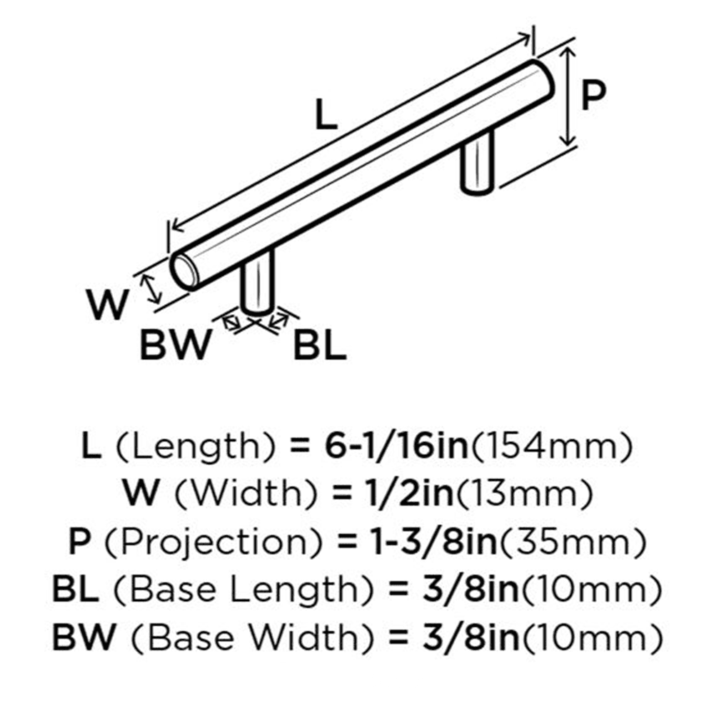 Modern and Budget-Friendly Stainless Steel Bar Pulls - Amerock