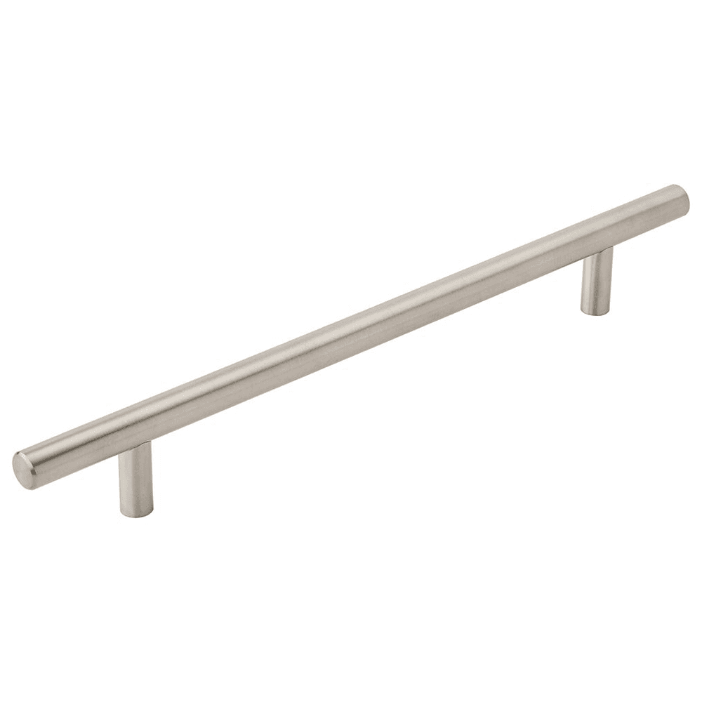 Amerock Bar Pulls Hollow Stainless Steel 7-9/16" Pull - Back View