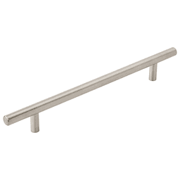 Amerock Bar Pulls Hollow Stainless Steel 7-9/16" Pull - Back View