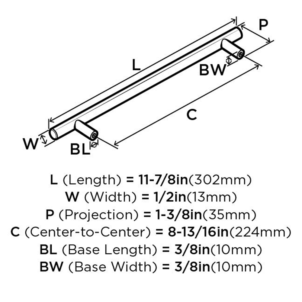 Sleek and Stylish Stainless Steel Bar Pulls