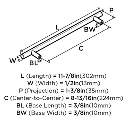 Sleek and Stylish Stainless Steel Bar Pulls