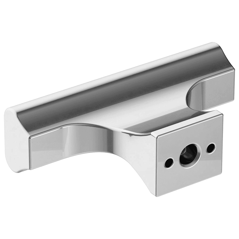 Amerock Status 2" T-Knob in Satin Nickel Finish - side view